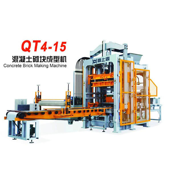 小型仿石砖机 QT4-15水泥仿石砌块砖机